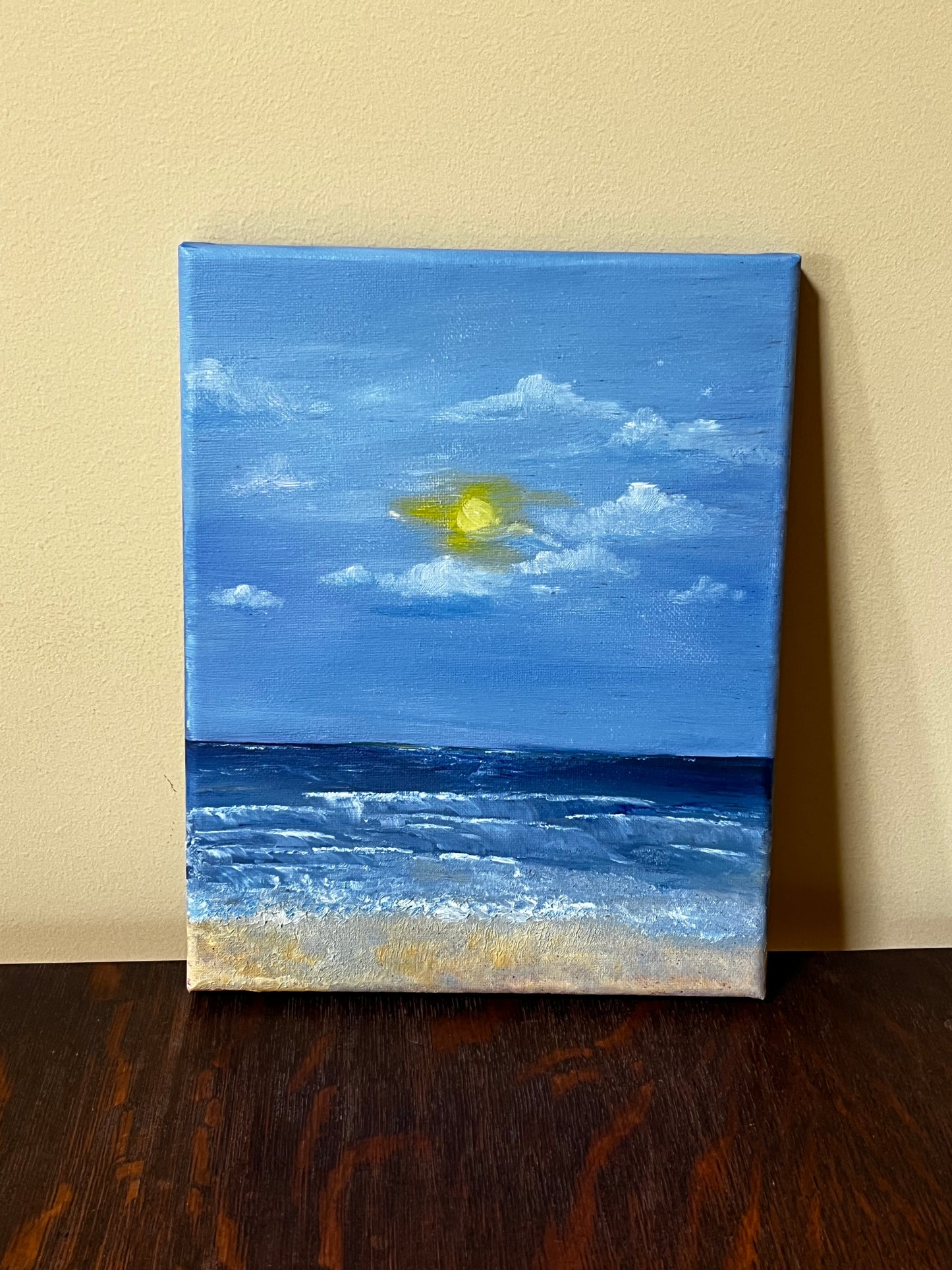 Beach Oil Landscape 10x8 in