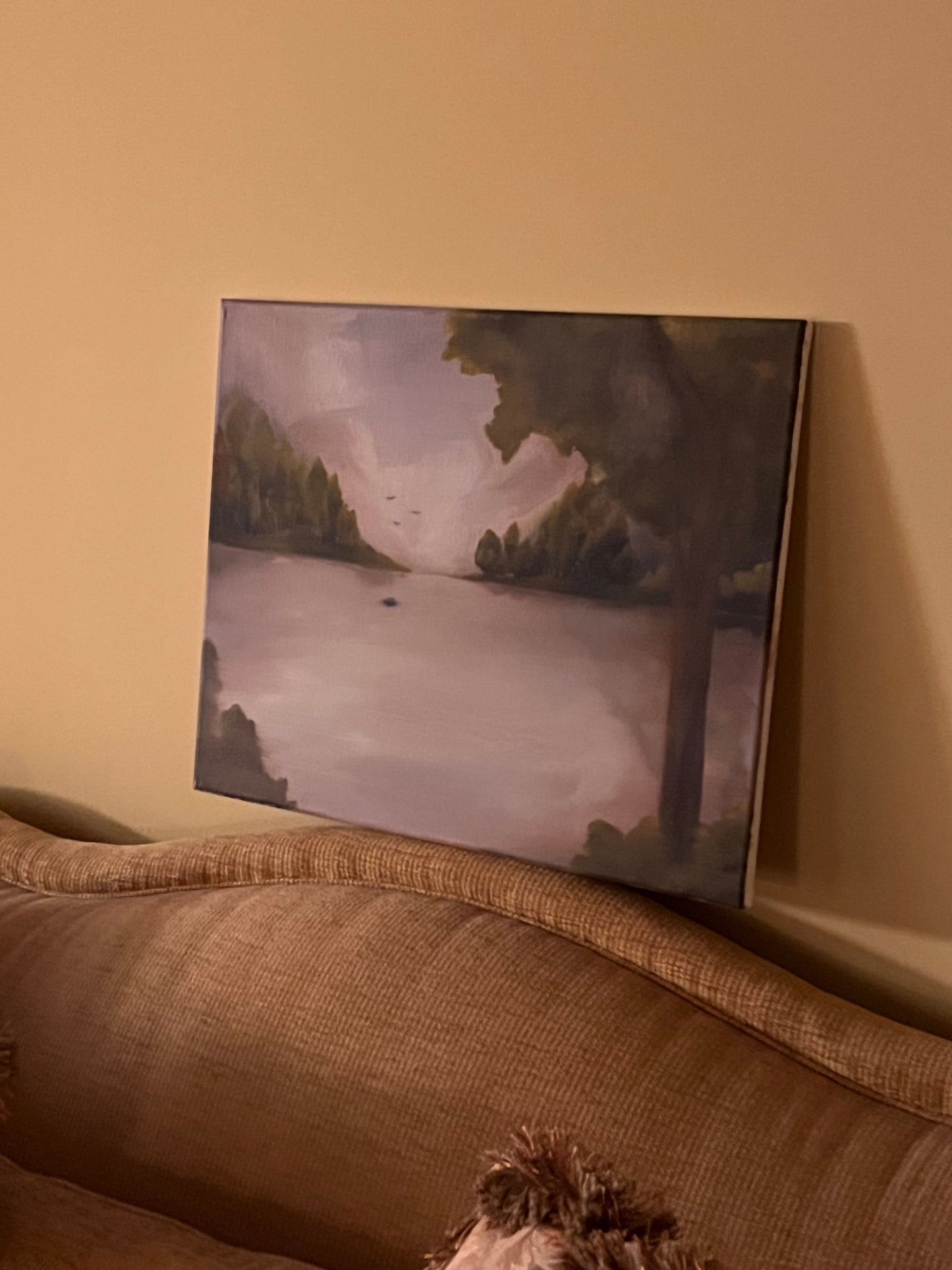 Lake Oil Landscape 16x20 in