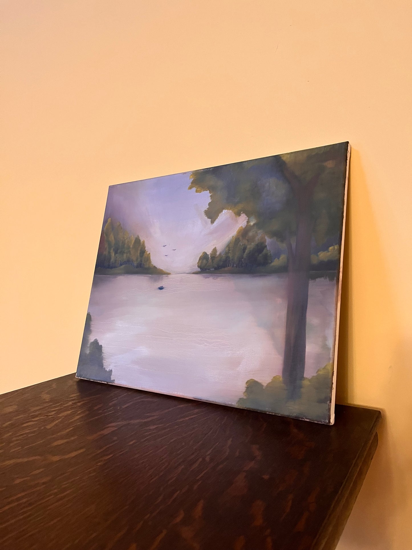 Lake Oil Landscape 16x20 in