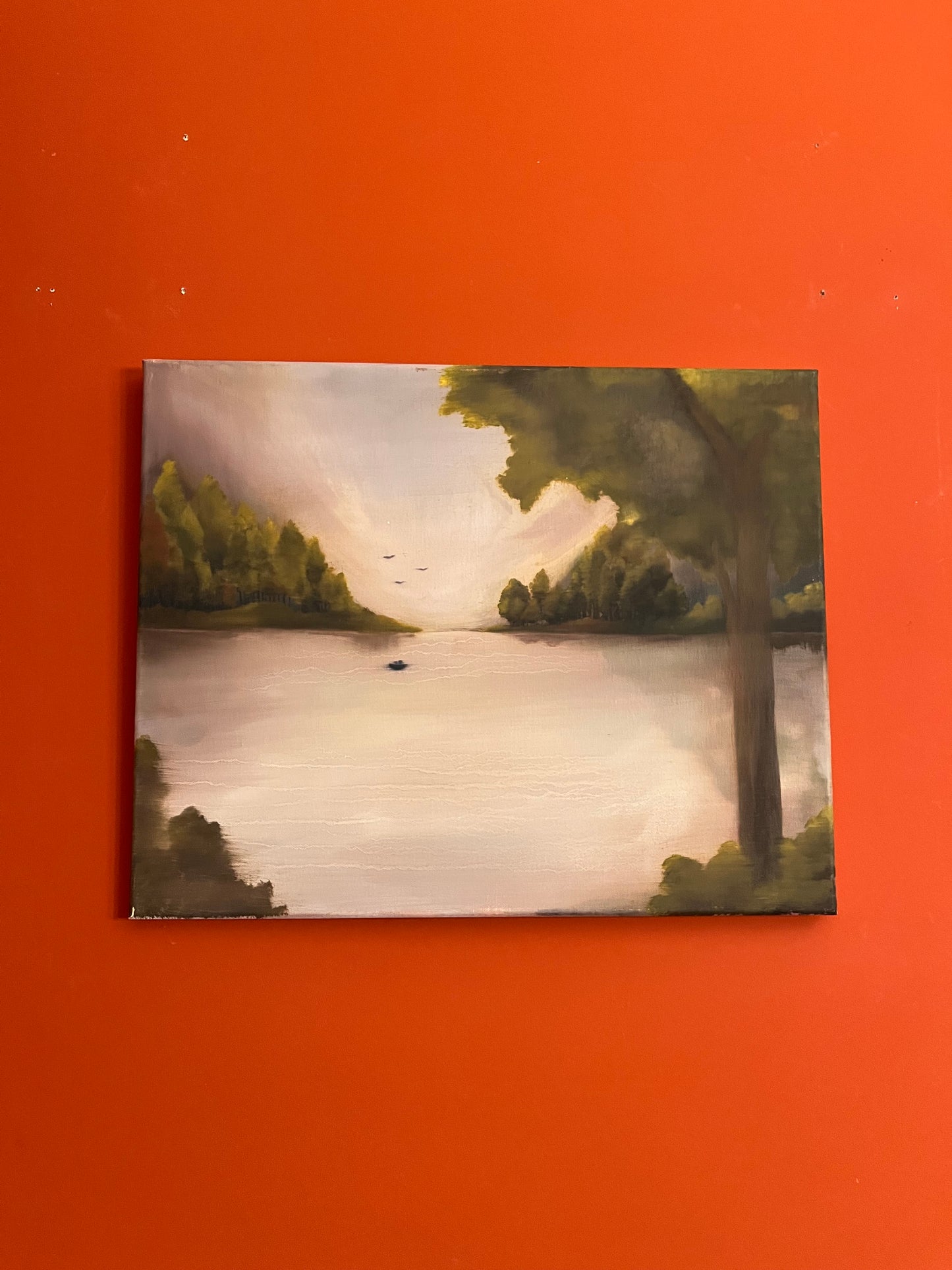 Lake Oil Landscape 16x20 in