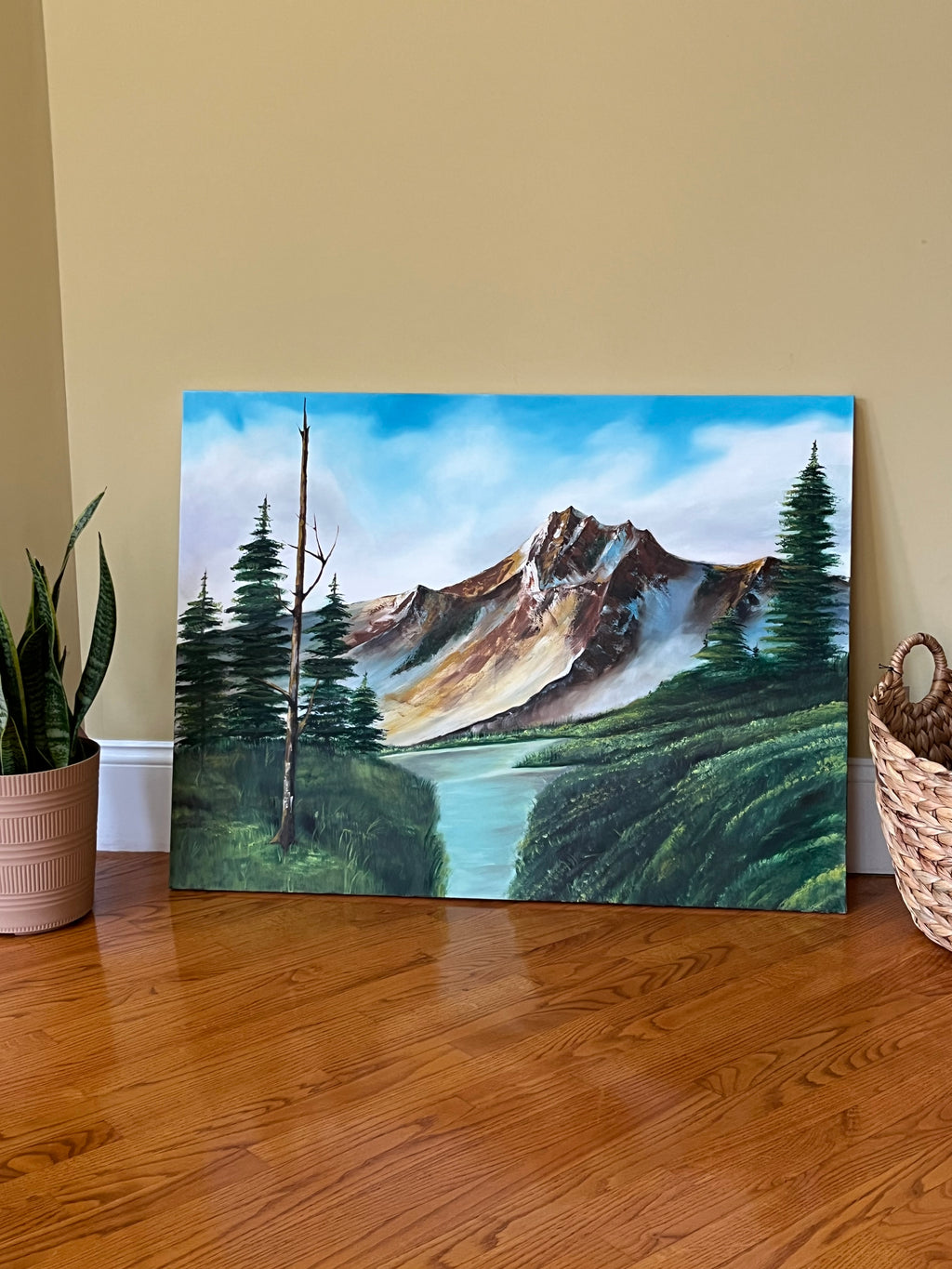 Mountain Landscape – Original Oil Painting