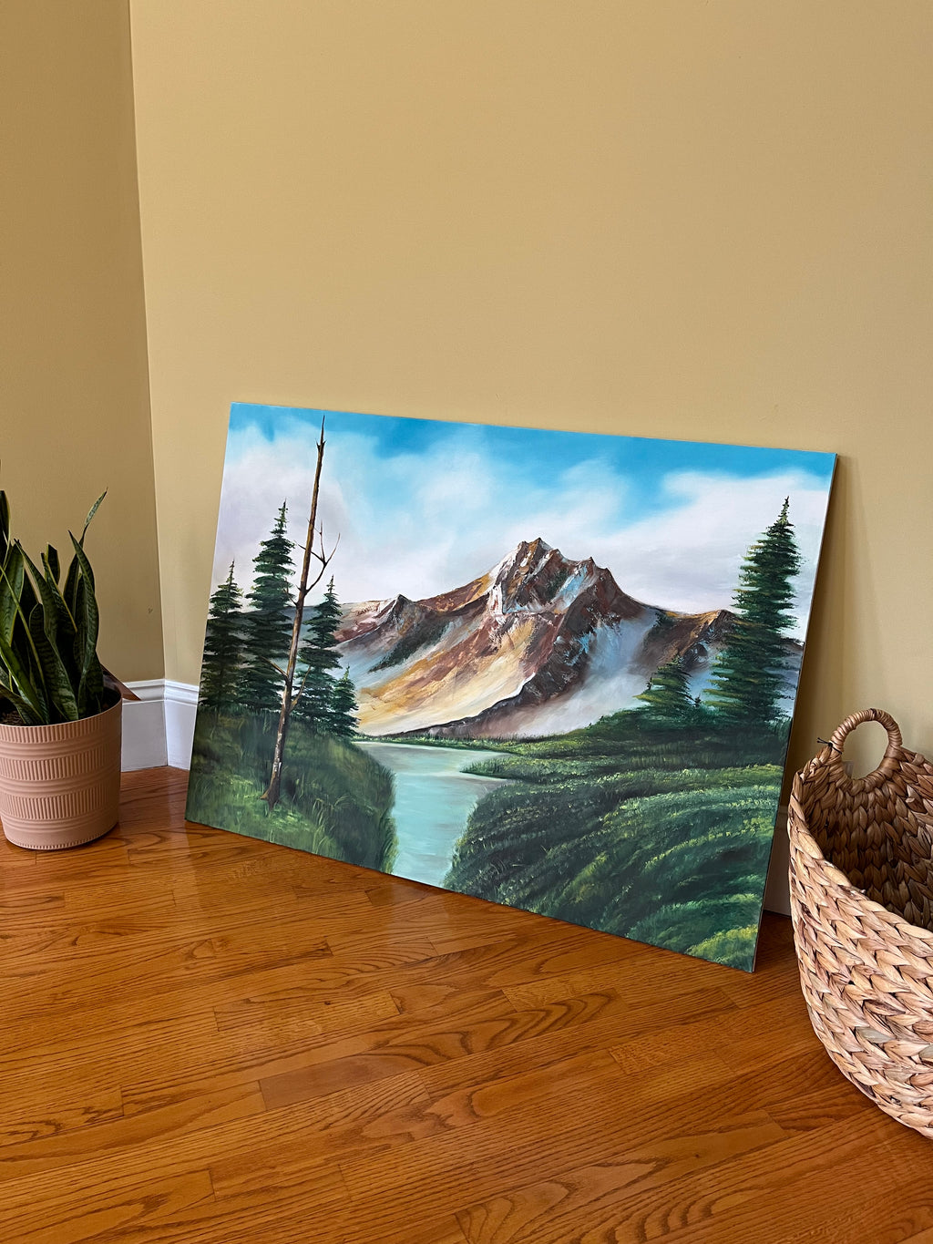 Mountain Landscape – Original Oil Painting