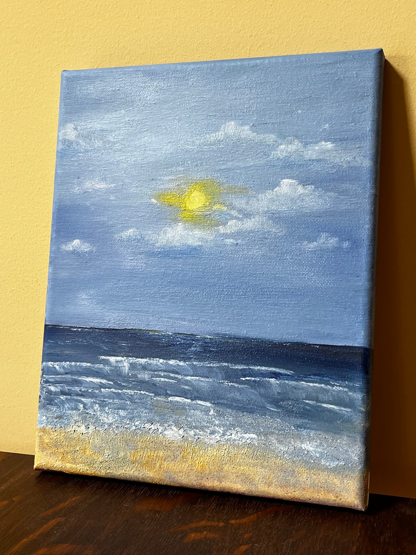 Beach Oil Landscape 10x8 in
