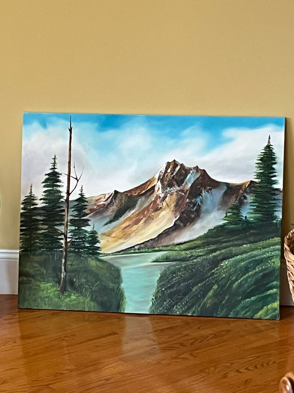 Mountain Landscape – Original Oil Painting
