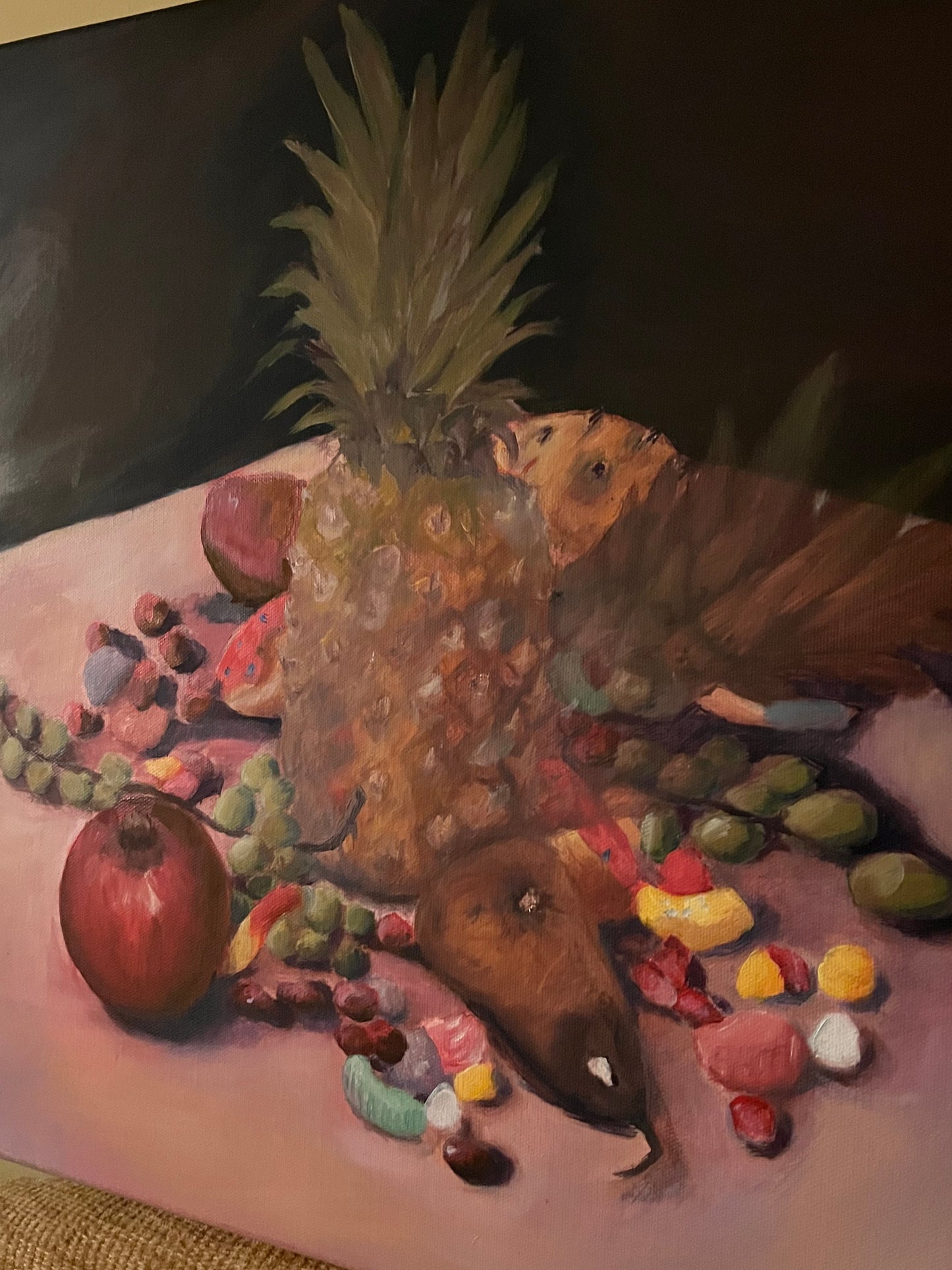 Fruit and Candy Still-Life 18x24 in