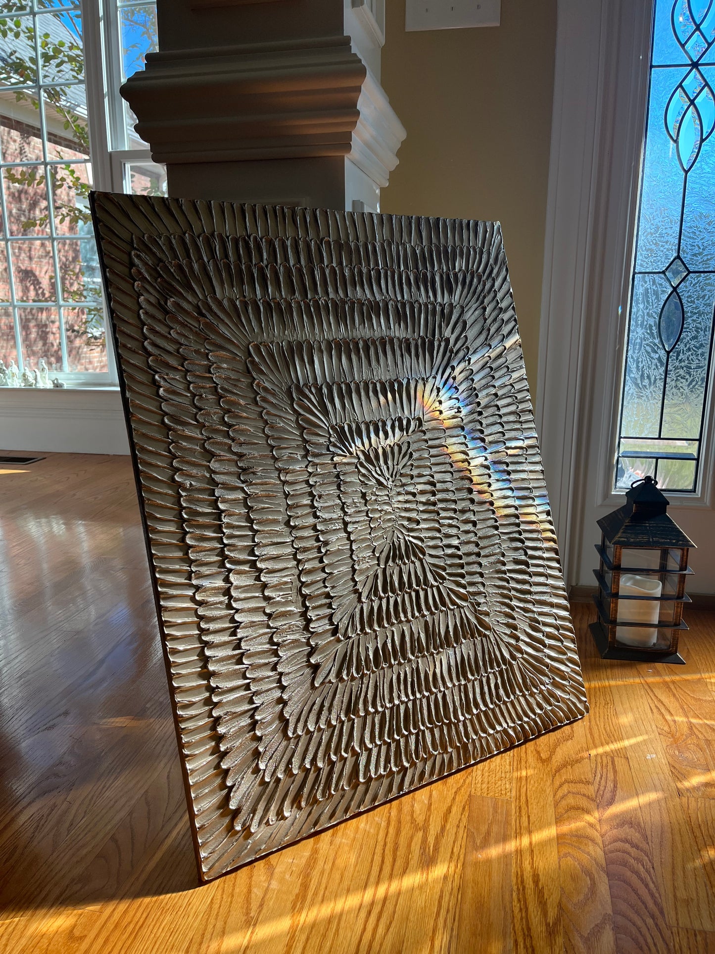 3D Metalic Gold 30x24in