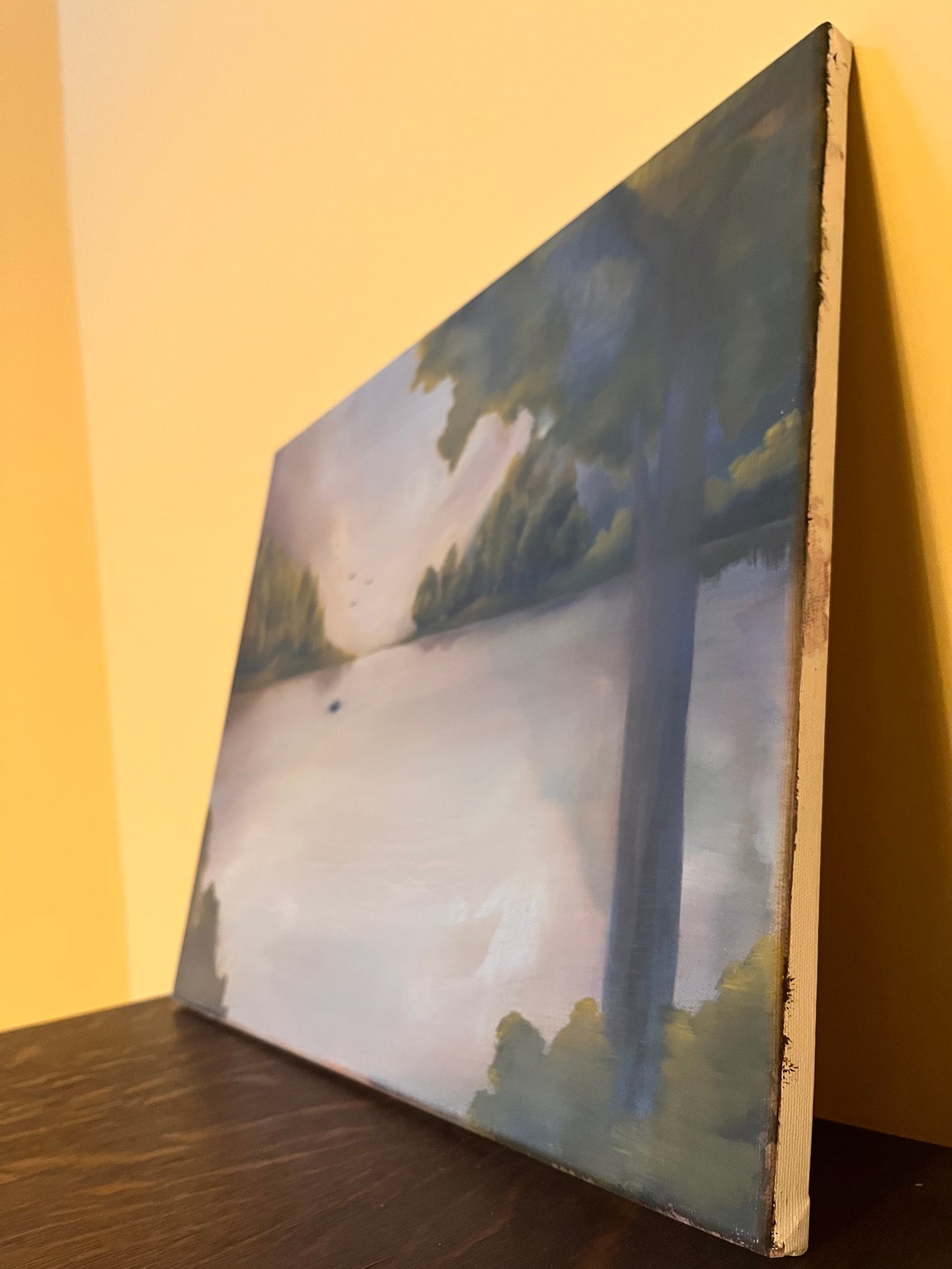 Lake Oil Landscape 16x20 in