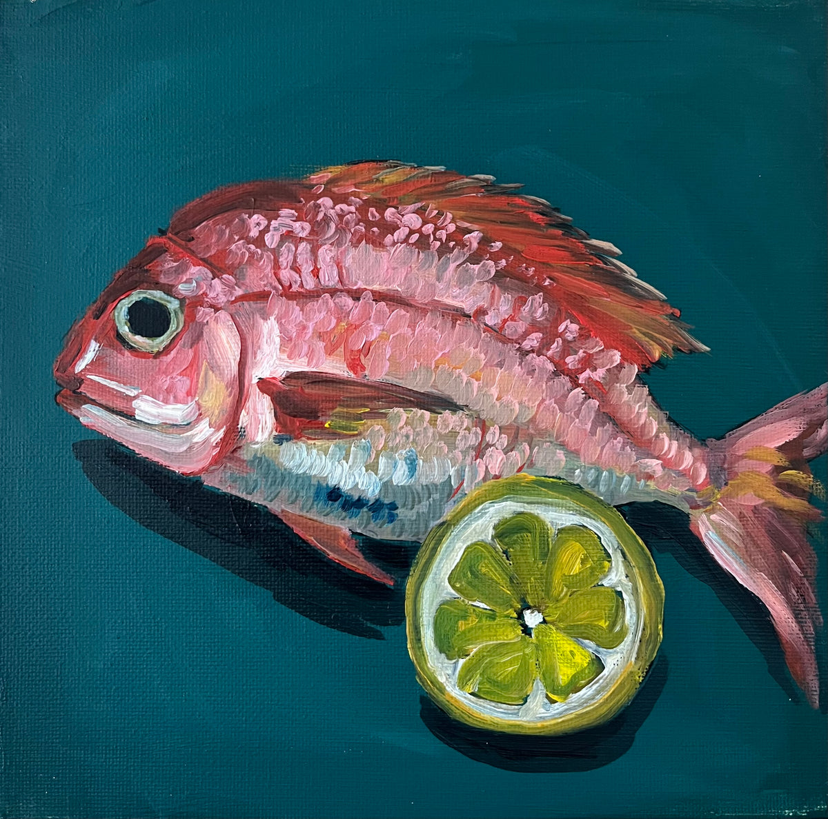 🐟 Pink Fish & Lemon