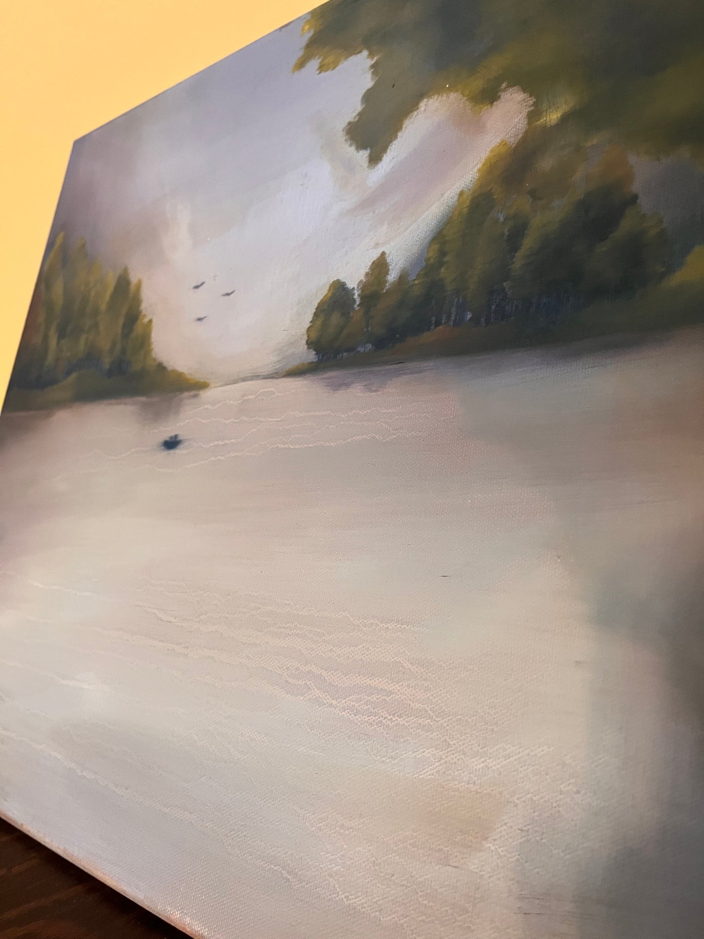 Lake Oil Landscape 16x20 in