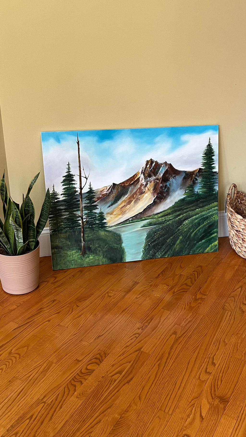 Mountain Landscape – Original Oil Painting