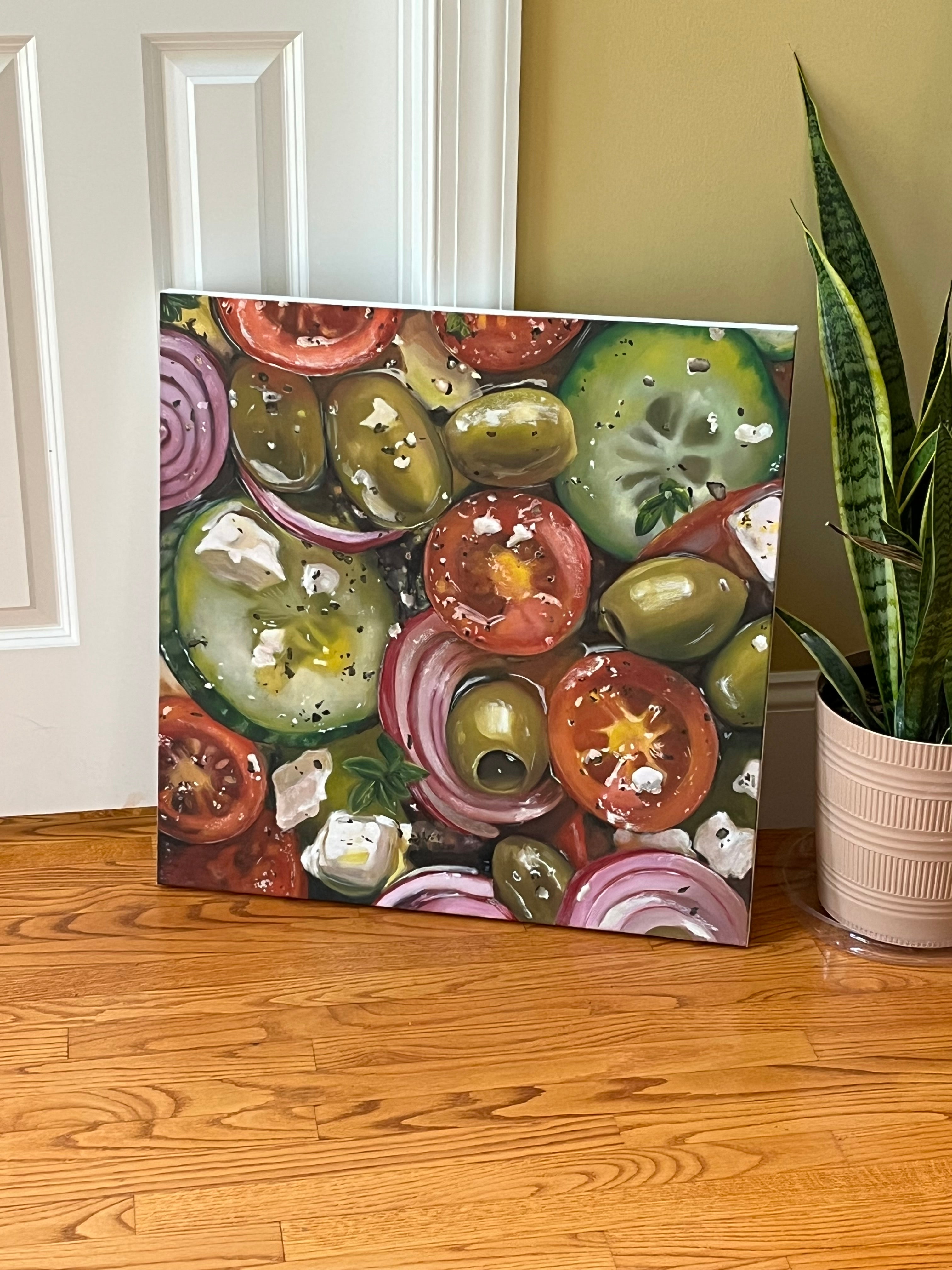 Girl Dinner | 20x20”