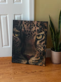 Silent Majesty | Original Leopard Oil Painting | 24x30”