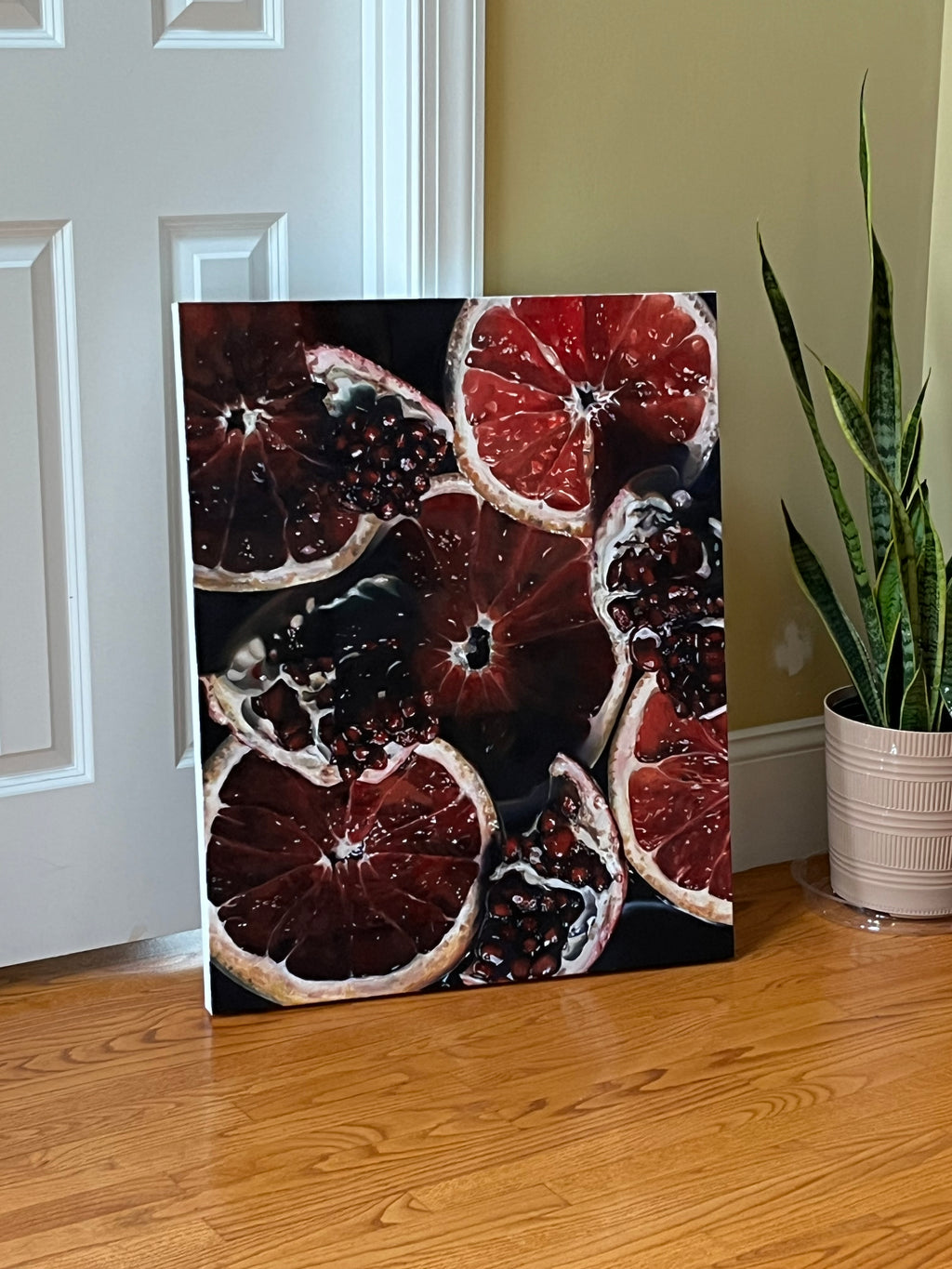 Pomegranate Slices 24x30”