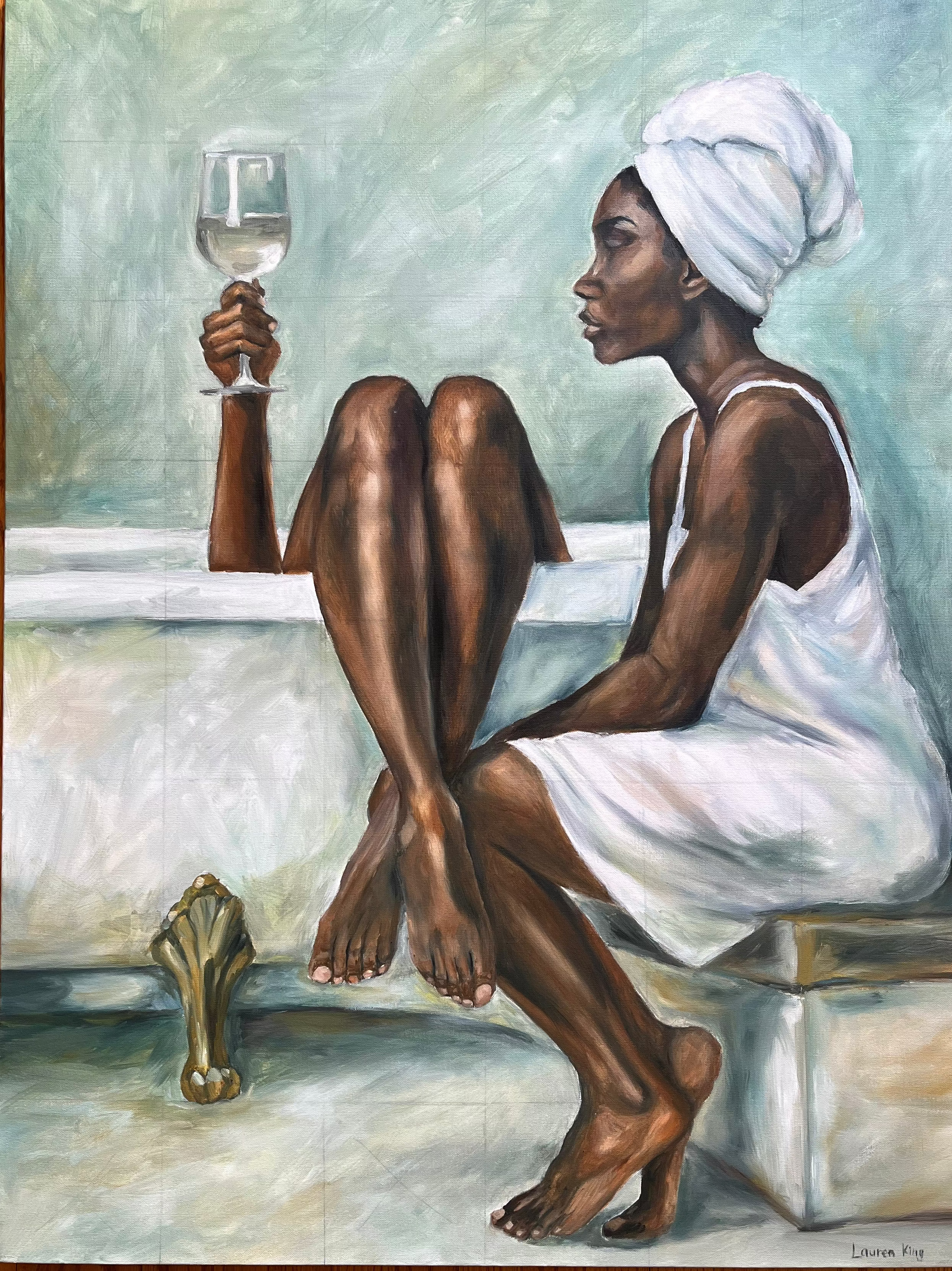 30x40in “Girlhood” Oil Painting