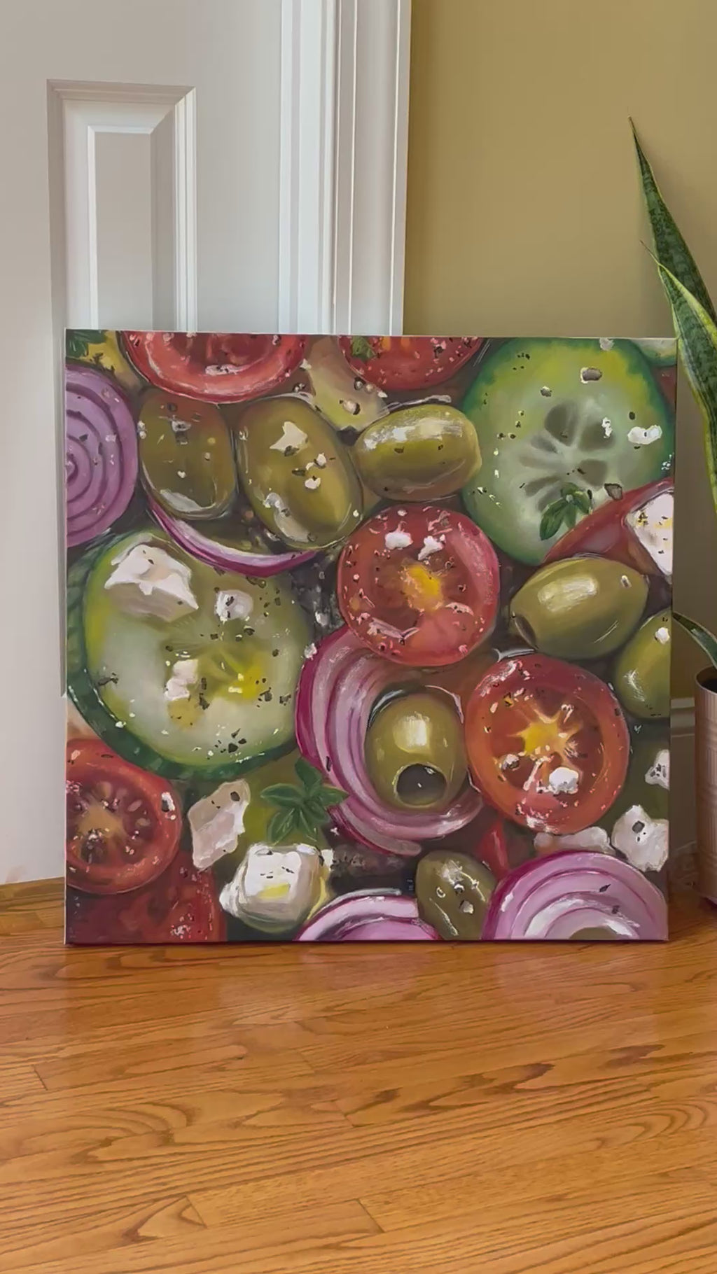 Girl Dinner | 20x20”