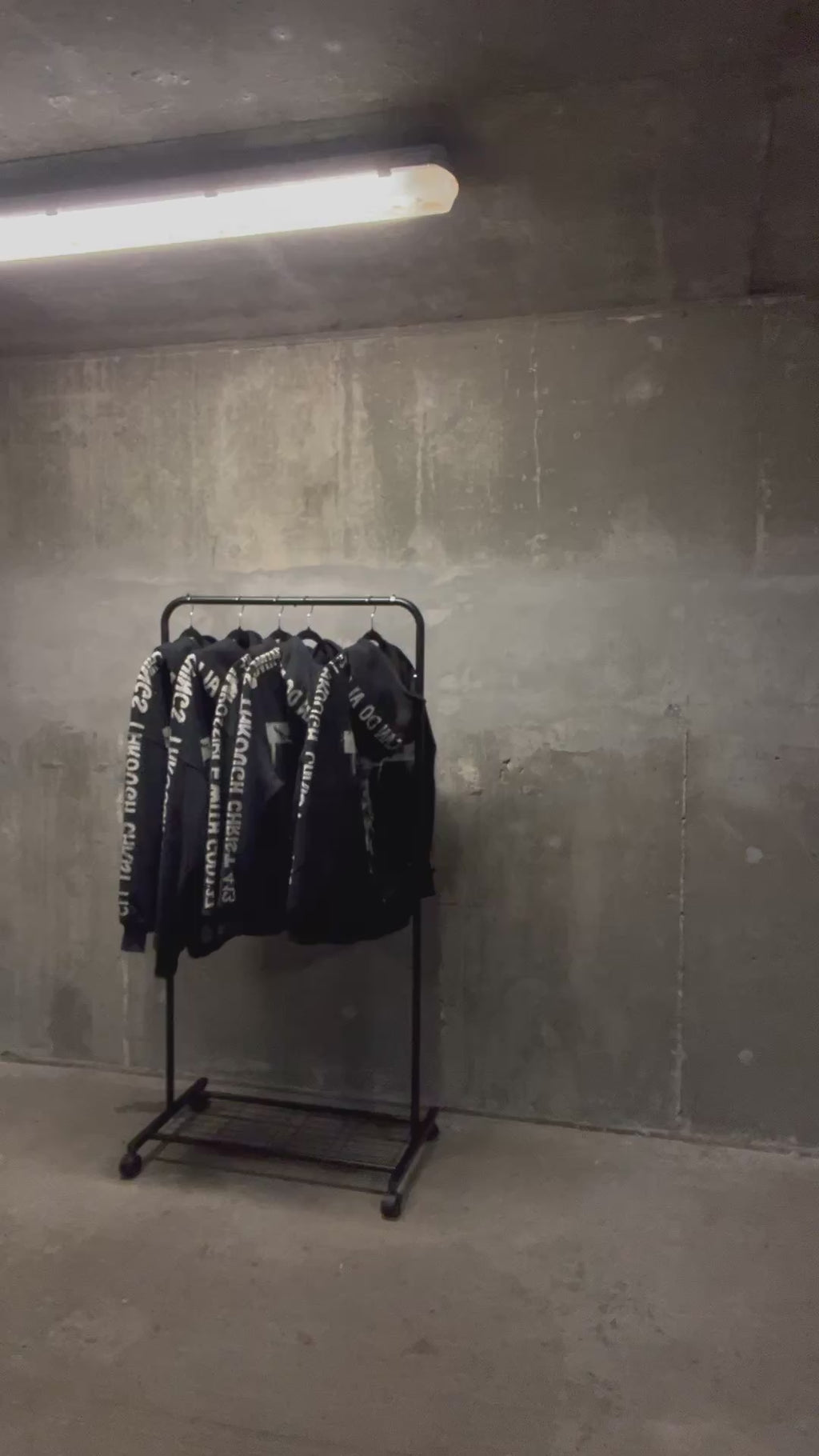 Jesus on the Cross Hand-Bleached Premium Hoodie